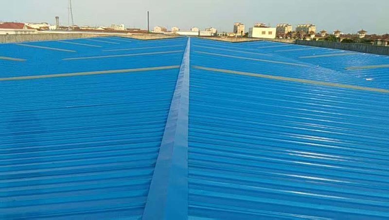 寧波遠誠設(shè)備制造有限公司廠房彩鋼瓦翻新案例 寧波遠誠設(shè)備制造有限公司廠房彩鋼瓦翻新案例